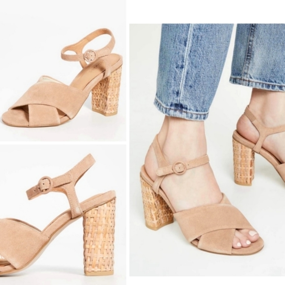 Soludos Olivia Suede Heel In Desert✨️ - Picture 3 of 6